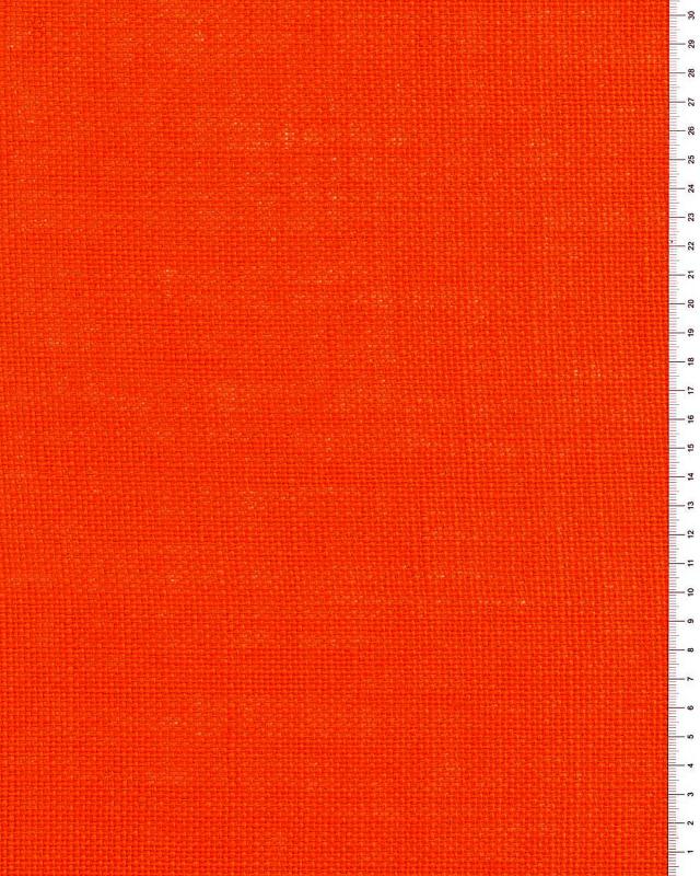 Toile de jute - 330 gr/m² - 260 cm - Orange - Tissushop